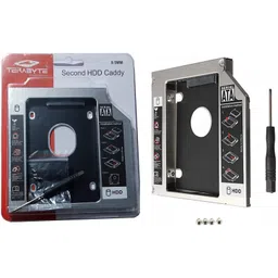 GIPTIP 2nd SATA HDD 9.5MM CADDY CD/DVD-ROM to Expanded Data Storage for All Laptop/PC 2.5 inch 9.5 MM Universal HDD Caddy Internal Hard Drive Enclosure-picture-37