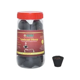 GIRI 24-Pcs Black & Red Loban Sambrani Dhoop Cups-picture-1