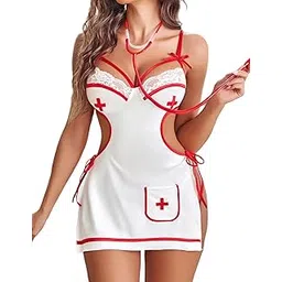 girlfriend Women Christmas Girl Fishnet Bodysuit Lingerie Set Teddy Strap Babydoll Bikini Plus Size for Women with hat, Bodystocking, Leg Strap-picture-39