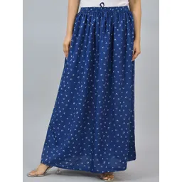 Girly Girls Women Printed Flared Maxi Skirt-picture-29