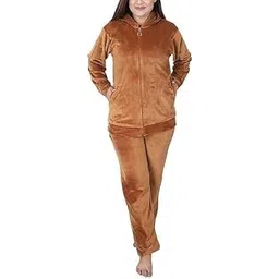 GIRYZ ATTIRE Velour Sweatsuits Sets 2 Piece Tracksuits Outfits Full Zip Hoodie and Sweatpant Set Velvet Jogging Suit (Cheeku)-picture-23
