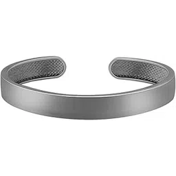 925 Silver Black Rhodium Gladiator Half Kada For Him, Adjustable | Gifts for Men and Boys | With Certificate of Authenticity and 925 Stamp | 6 Months Warranty-image-21