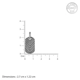 giva 925 Silver Black Rhodium Midnight Charmer Pendant With Box Chain For Him| Necklace to Gift Women & Girls | With Certificate of Authenticity and 925 Stamp | 6 Months Warranty image 3