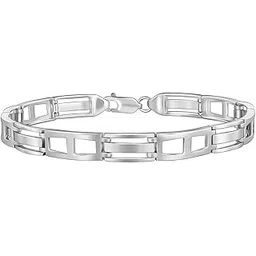 925 Silver Jazzy Link Bracelet For Him | Gifts for Men & Boys | With Certificate of Authenticity and 925 Stamp | 6 Month Warranty*-image-13