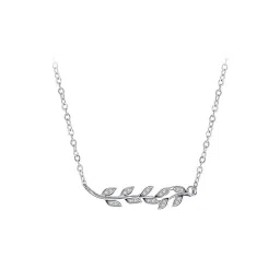 giva 925 Silver Leaf Pendant with Chain image 2