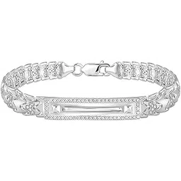 925 Silver Majestic Verge Bracelet For Him, Adjustable |Gifts for Men & Boys | With Certificate of Authenticity and 925 Stamp | 6 Months Warranty-image-25