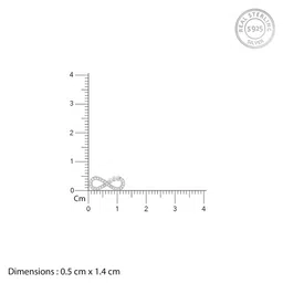 giva 925 Silver Rose Gold Infinity Pendant Necklace Ring Stud Earrings Toe Rings Anklet Bracelet Sets | Gifts for Women & Girls image 4