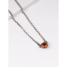 AVNI by GIVA 92.5 Sterling Silver Necklace for Women image 1