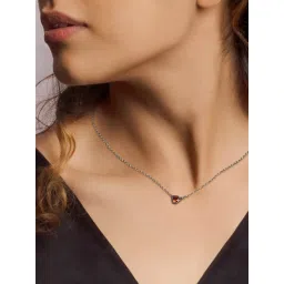 AVNI by GIVA 92.5 Sterling Silver Necklace for Women image 2