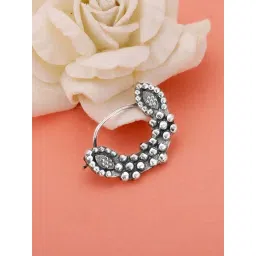 Avni by GIVA 92.5 Sterling Silver Nose Ring for Women-picture-16