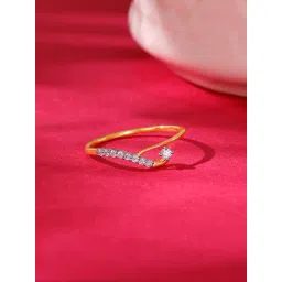 GIVA 14K Gold Beckon Lab Grown Diamond Ring for Women-picture-38