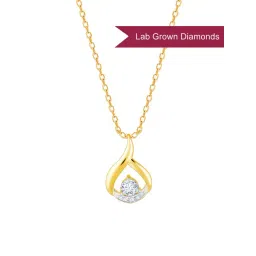 GIVA 14K Yellow Gold Flower Weave Diamond Earrings for Women-picture-28