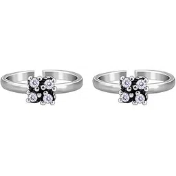 giva 925 Oxidised Silver Sarva Toe Rings| Toe Rings for Women and Girls | With Certificate of Authenticity and 925 Stamp | 6 Month Warranty-picture-31