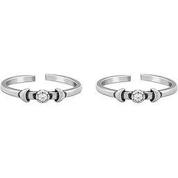giva 925 Oxidised Silver Tamanna Toe Rings| Toe Rings for Women and Girls | With Certificate of Authenticity and 925 Stamp | 6 Month Warranty-picture-40