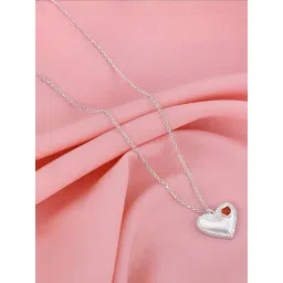 GIVA 925 Silver Custom Two Hearts Becoming One Pendant with Link Chain-picture-48