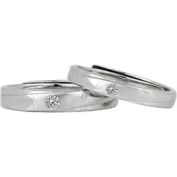 giva 925 Silver Forever Couple Bands, Adjustable | Promise Rings for Men and Women | With Certificate of Authenticity and 925 Stamp | 6 Month Warranty*-picture-19