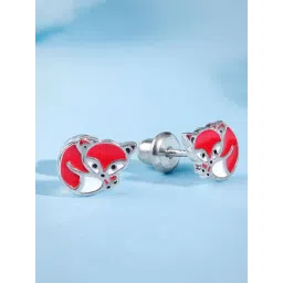 GIVA 925 Silver Foxy Kids Studs-picture-15