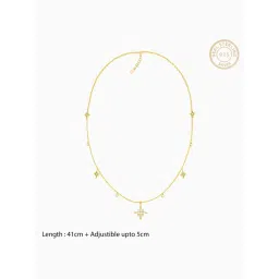 GIVA 925 Silver Golden Constellation Drop Necklace for Women & Girls image 4