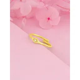 GIVA 925 Silver Golden Delicate Evil Eye Ring for Women & Girls-picture-32