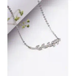 giva 925 Silver Leaf Pendant with Chain-picture-15