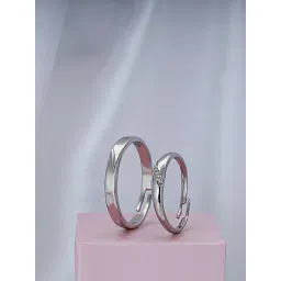 GIVA 925 Silver Love Unfolds Bands for Couples-image-18