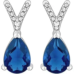 giva 925 Silver Midnight Blue Earrings| studs to Gift Women & Girls | With Certificate of Authenticity and 925 Stamp | 6 Months Warranty*-picture-19