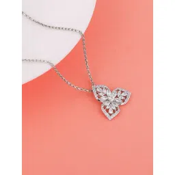 GIVA 925 Silver Mighty Leaf Pendant with Link Chain for Women & Girls-picture-44