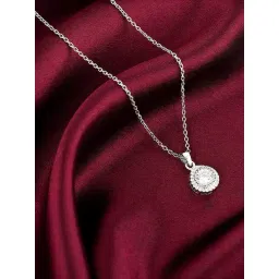 GIVA 925 Silver Mirth Pendant with Link Chain for Women & Girls-picture-34