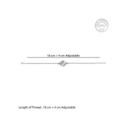 Giva 925 Silver Om Sphere Rakhi image 5