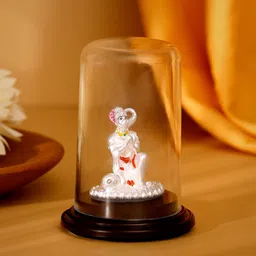 giva 925 Silver Pavanputra Idol Decorative Showpiece-5 cm-picture-28