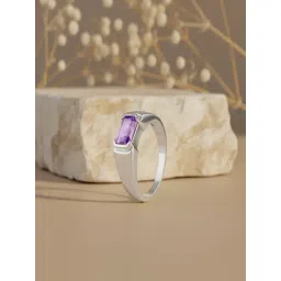 GIVA 925 Silver Purple Crest Ring-picture-12