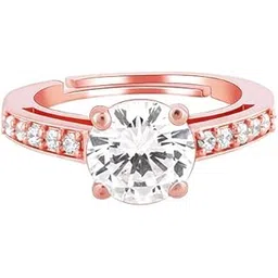 giva 925 Silver Rose Gold Classic Shimmering Ring,Adjustable|Gifts For Girlfriend,Rakhi Rakshabandhan Gift For Sister Bhabhi ,Gifts For Women&Girls|With Certificate Of Authenticity|6 Month Warranty-picture-13