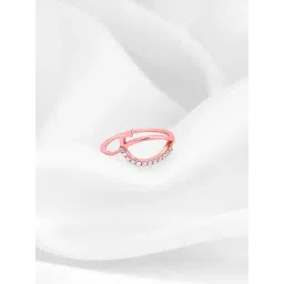 GIVA 925 Silver Rose Gold Noah's Arc Ring for Women & Girls-picture-41