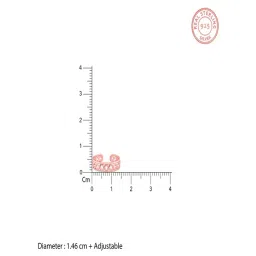 GIVA 925 Silver Rose Gold Pruthvi Toe Rings for Women image 4