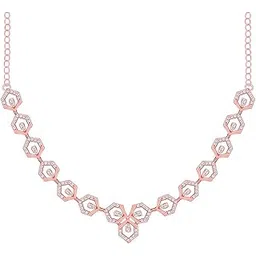 giva 925 Silver Rose Gold Shelley Necklace| Pendant to Gift Women & Girls | With Certificate of Authenticity and 925 Stamp | 6 Months Warranty-picture-30