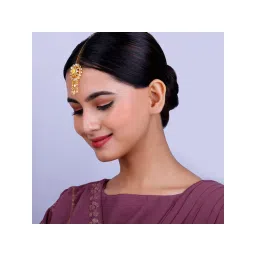 GIVA 925 Silver Sawaar Loon Maang Tikka for Women-picture-13