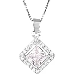 giva 925 Silver Starlight Sparkle Pendant With Box Chain| Necklace to Gift Women & Girls | With Certificate of Authenticity and 925 Stamp | 6 Months Warranty*-picture-38