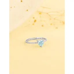 GIVA 925 Silver Stereo Hearts Ring for Women & Girls-picture-13