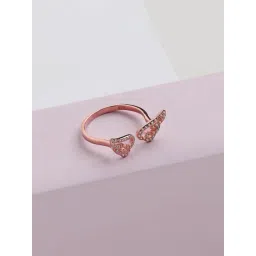 GIVA 92.5 Sterling Silver Angel Wings Ring for Women-picture-15