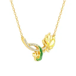 GIVA 925 Sterling Silver Bhumi Brilliant Brahma Kamal Casual Pendant For Women-picture-19