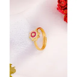 GIVA 92.5 Sterling Silver British Royal Ring for Women-picture-35