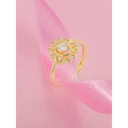 GIVA 92.5 Sterling Silver Buttercup Ring for Women-picture-12