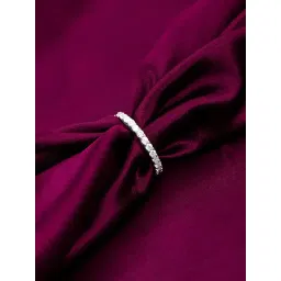 GIVA 925 Sterling Silver EnchantIng Radiance Ring Fixed Size For Women-picture-16