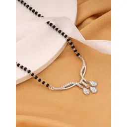GIVA 92.5 Sterling Silver Fall in Love Mangalsutra-picture-22