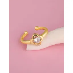 GIVA 92.5 Sterling Silver Flower Power Ring for Women-picture-38