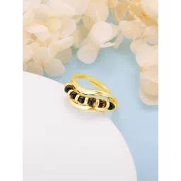 GIVA 92.5 Sterling Silver Golden Assurance Of Love Mangalsutra Adjustable Ring for Womens and Girls-picture-18