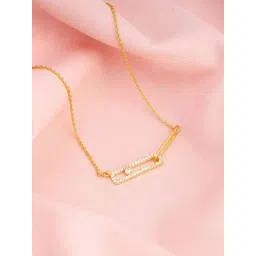 GIVA 925 Sterling Silver Golden Pendant for Women-image-42