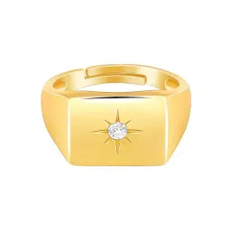 GIVA 925 Sterling Silver Golden Rise Star Solitaire Ring image 3