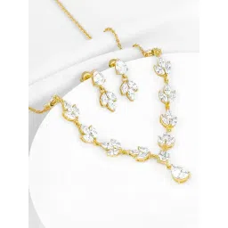 GIVA 925 Sterling Silver Golden Set for Women-picture-19