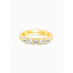 GIVA 92.5 Sterling Silver Golden Sunrise Ring image 3